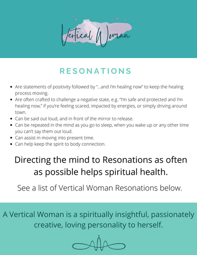 Vertical Woman Resonations